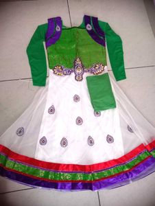 Embroidered Anarkali Dress