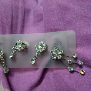 10pcs Rhinestone Diamond Hair Jewellery Bundle