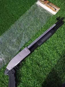 Silver Short Gun Plastic Toy With Free Bb Bullets