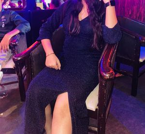 Elegant Navy Blue Maxi Dress