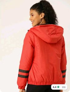 DRESSBERRY Red Striped Jacket