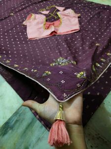 Beutiful Saree With Blouse  🤩