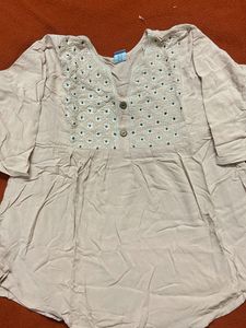 Embroidered Casual Top