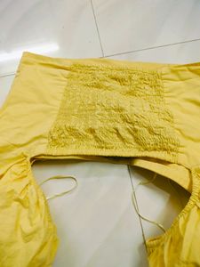 Bershka Puff Sleeves Top.