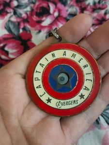 Captain America Shield Keychain
