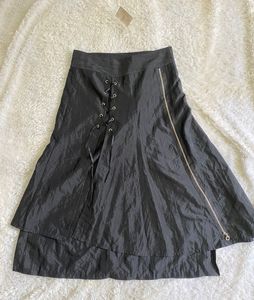 Asymmetrical Black Skirt