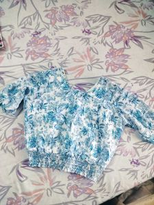 Floral Print Crop Top