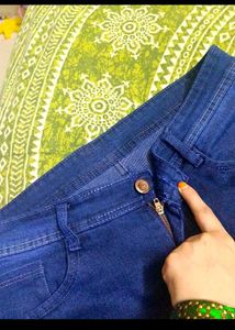 Dark Blue Denim Jeans