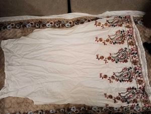 Embroidered White Top