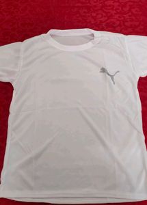Plain White Puma Tshirt