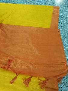 Orange &amp; Yellow Saree