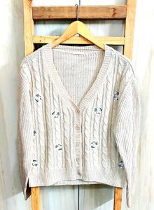 Baige Colour Cardigan Size-36