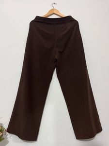 Brown Wide Leg Trousers