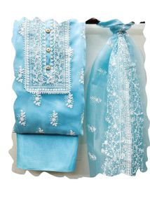 Elegant organza dress material