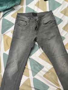 Grey Denim Jeans