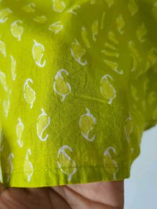 Green Printed Kurti