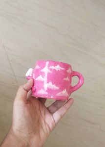 Pink Two Cute Ghost Love Mug