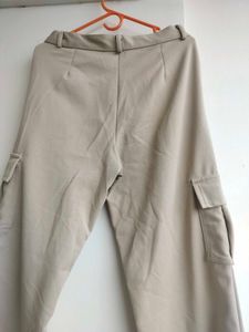 Off White Colour Cargo Pant