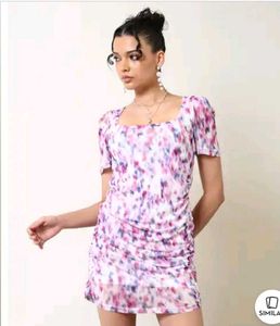Trendy Floral Mini Dress