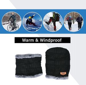 Winter Beanie Hat Scarf Set