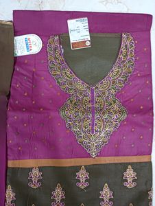Beautiful Colour Combination Dress Material