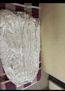 White Lehenga limegreen blouse Without Dupatta