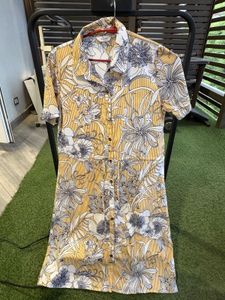 Floral Button-Down Dress