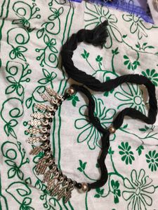 Necklace with Silver Charms