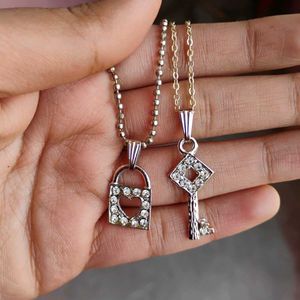 Lock &amp; Key Pendant Necklaces