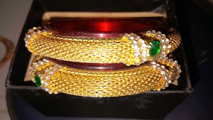 Gold-plated Bangles