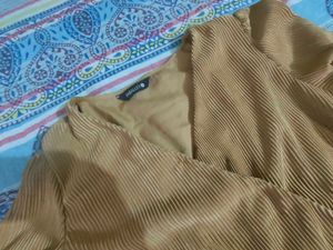 Stylish Tan Colour Partywear Top