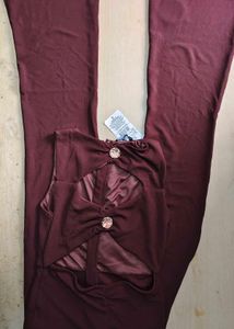 Front Cut-Out Spandex Jumpsuit