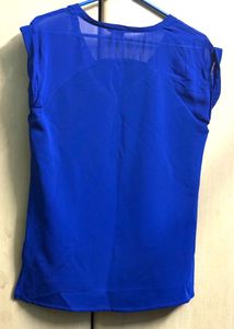 Blue Sheer Top