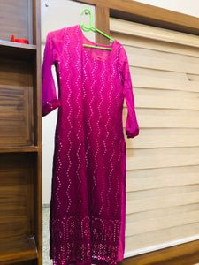 3 Piece Kurtha Set.rose Colour . It’s Very Awesome
