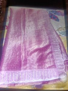 Elegant saree pink color for women Diwali