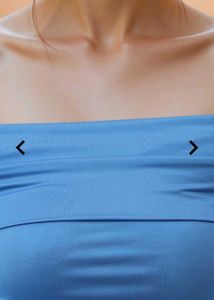 Blue Off-Shoulder Long Sleeve Top