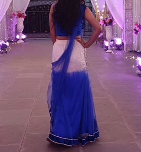 Blue Embellished Lehenga Set