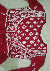 Lucknowi Kadayi Frock Pant &amp; Dupatta