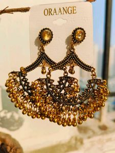 Vintage Copper Gold Dangler Earrings 💫