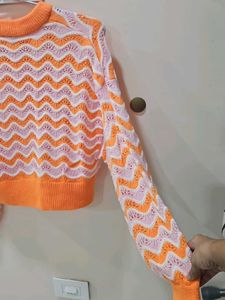 Retro Wave Knit Sweater