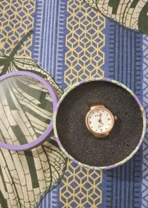 Salty Rose Gold Ring Watch