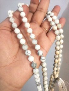Howlite Crystal Positivity Mala