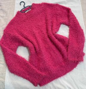 🎁Buy1 Get1 Free Fuzzy Pink Sweater