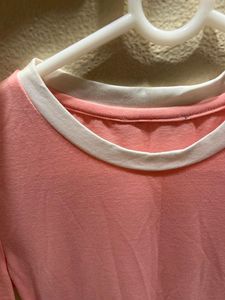 Pink T-Shirt Dress