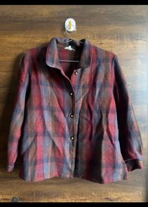 Vintage Plaid Blazer