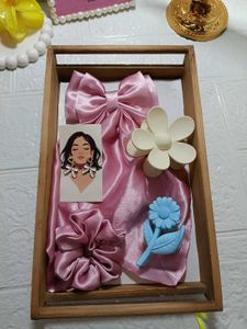 Cute Pink Hair Accessories Set
