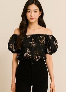 Korean Off Shoulder Top 🖤