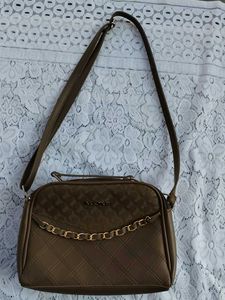 nude brown leather bag