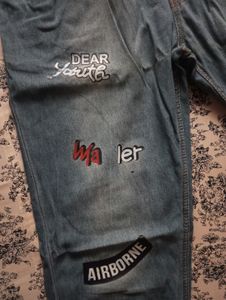DENIM JOGGERS