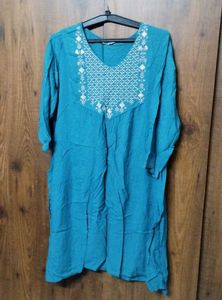 Women Embroidered Short Kurti